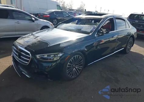 2022 Mercedes-Benz S 580 4Matic из США, поврежденный, VIN W1K6G7GB6NA151826